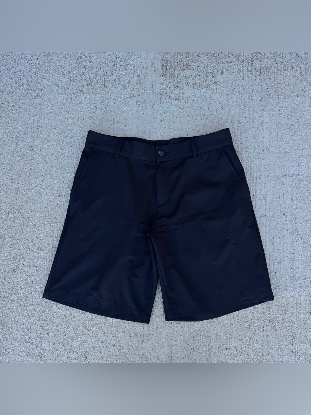 Adidas Men's Climate Solid Black Lightweight Flat Front Golf Shorts Sz 34